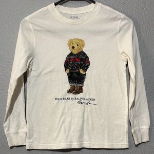 Polo by Ralph Lauren Kids White Bear Sweater Shirt